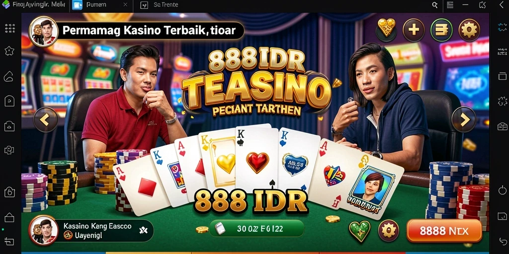 Screenshot utama 888IDR menampilkan gameplay kasino yang seru dan interaktif.