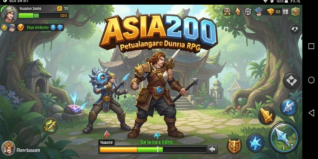 Gameplay RPG yang memukau dengan petualangan seru.