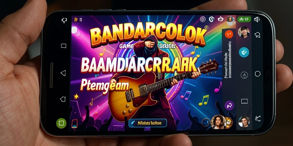 Tampilan gameplay seru di BANDARCOLOK dengan musik yang menggetarkan.