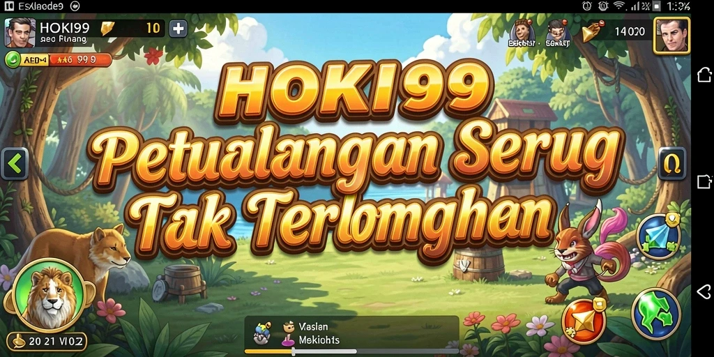 Tampilan gameplay HOKI99 menunjukkan aksi petualangan yang mendebarkan.