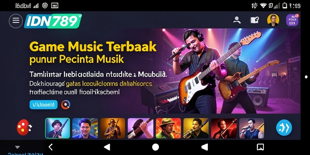 Layar gameplay <strong>IDN789</strong> yang menarik dengan musik yang menggugah semangat.