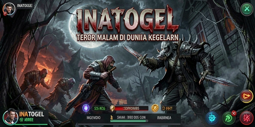 Tangkapan layar gameplay INATOGEL yang menampilkan suasana mencekam.
