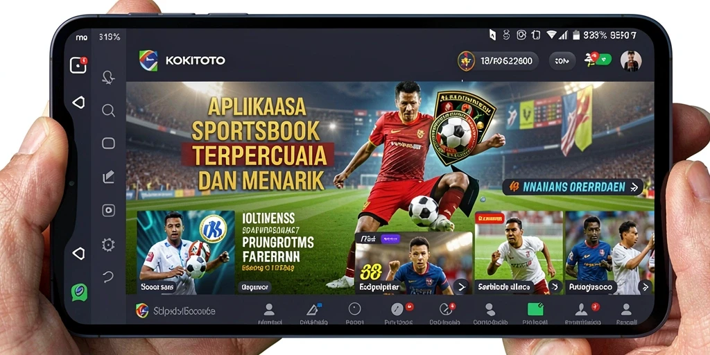 Tampilan menarik dari gameplay Sportsbook KOKITOTO.