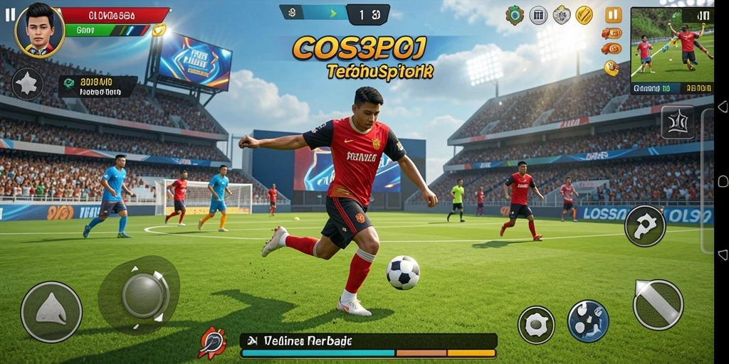 Screenshot LOS303 menampilkan aksi mendebarkan dalam olahraga.