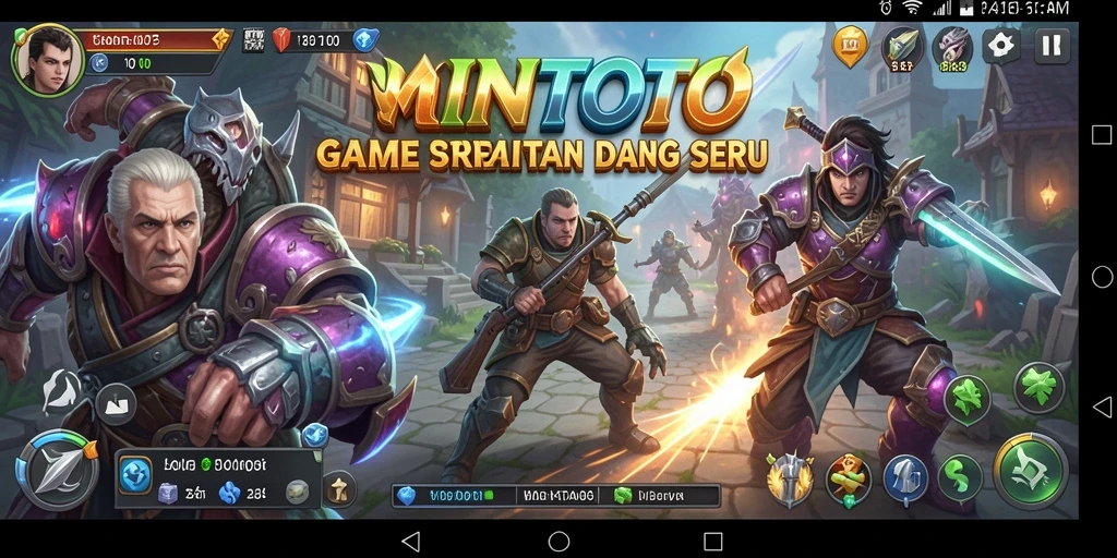 Tampilan gameplay seru dan strategis di MINTOTO.