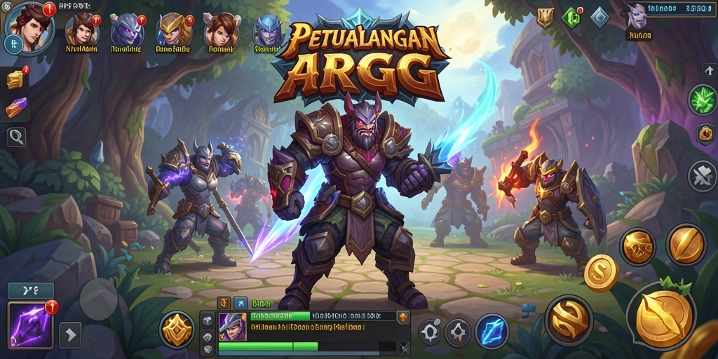 Gameplay mendebarkan dalam dunia petualangan RP8 yang luas.