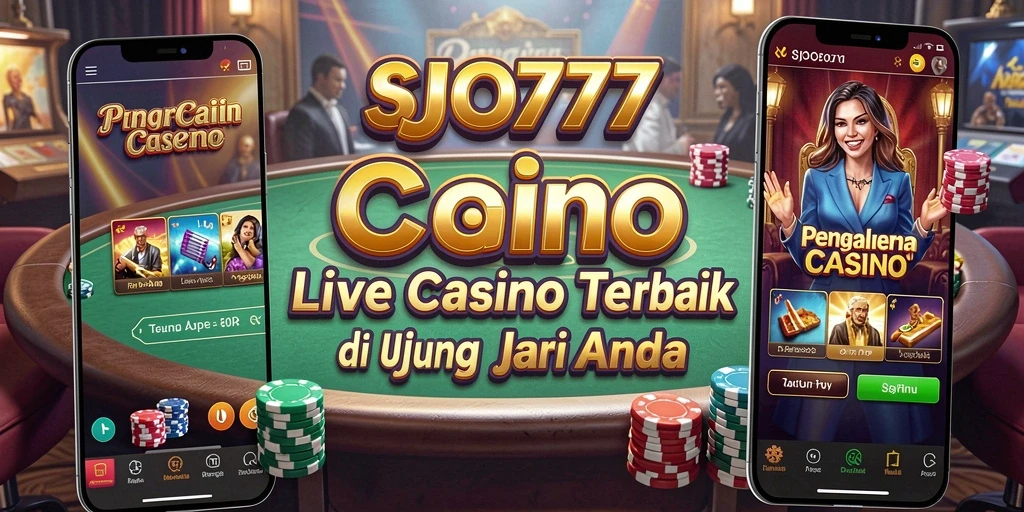 Screenshot utama SJO777 menampilkan gameplay yang menegangkan di Live Casino.