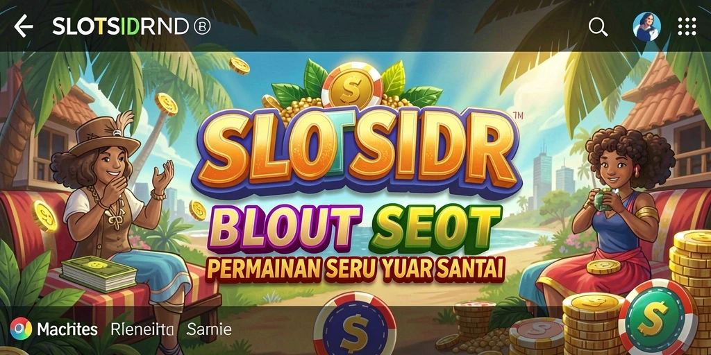 Tampilan gameplay menarik dari SLOTSIDR yang penuh warna.