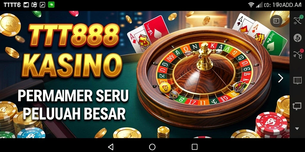 Screenshot TTT888 menampilkan gameplay Kasino yang mengasyikkan.
