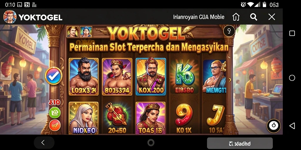 Gameplay seru di YOKTOGEL dengan berbagai slot menarik.